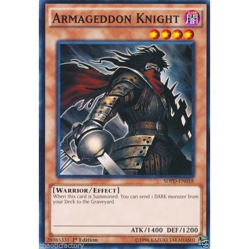 Armageddon Knight Common SDPD-EN018  1st edition NM