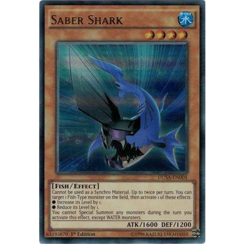 Saber Shark DUSA-EN004 Ultra Rare  1st edition