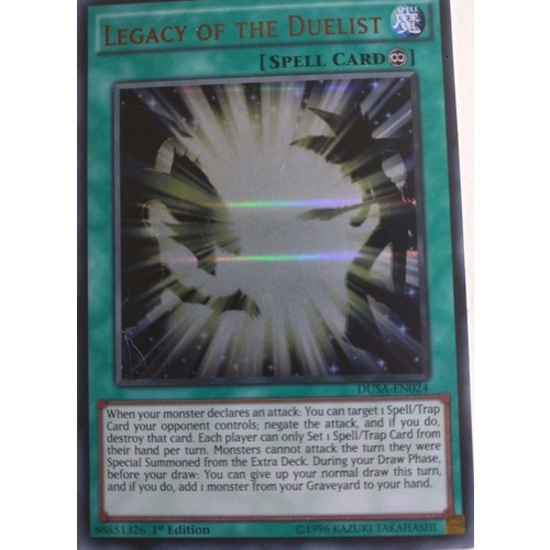 YUGIOH Legacy of the Duelist DUSA-EN024 Ultra Rare 1st edition NM