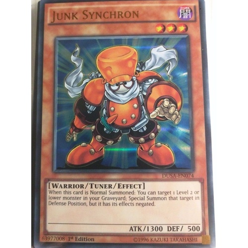 Junk Synchron DUSA-EN074 Ultra Rare 1st edition
