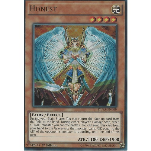 Yugioh Honest DUSA-EN069 Ultra Rare 1st edition Mint