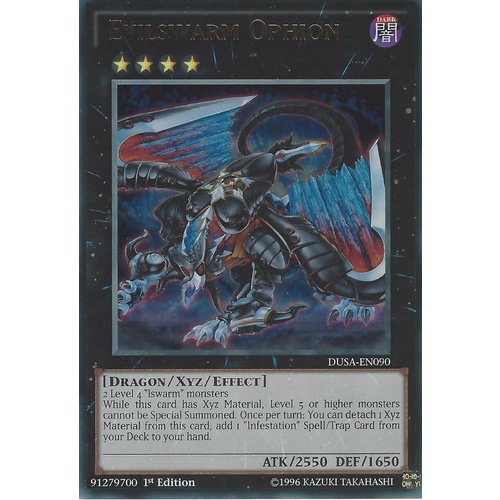 Evilswarm Ophion DUSA-EN090 Ultra Rare 1st edition