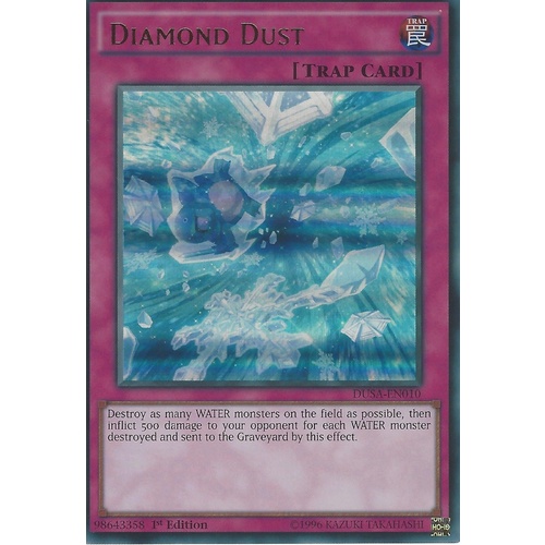YUGIOH Diamond Dust DUSA-EN010 Ultra Rare 1st edition MINT