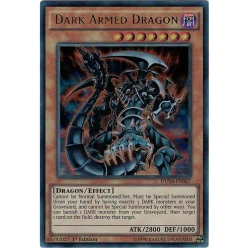 Dark Armed Dragon DUSA-EN067 Ultra Rare 1st edition