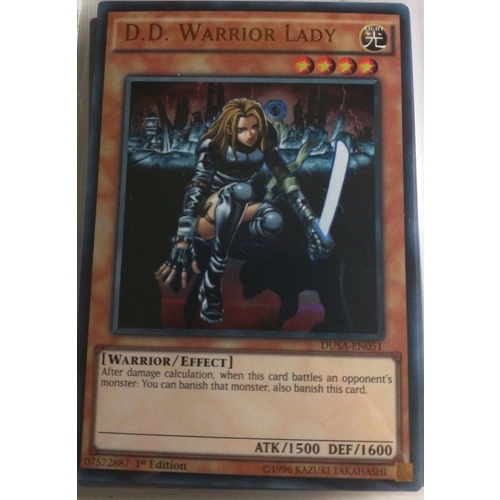 D.D. Warrior Lady DUSA-EN051 Ultra Rare 1st edition