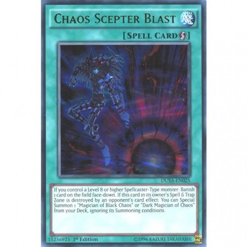 Chaos Scepter Blast DUSA-EN025 Ultra Rare 1st edition NM