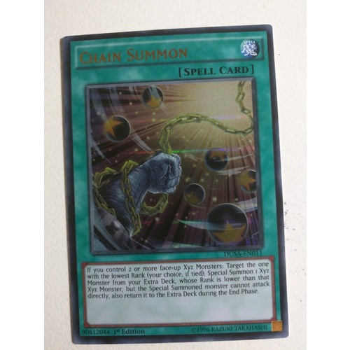Chain Summon DUSA-EN011 Ultra Rare 1st edition