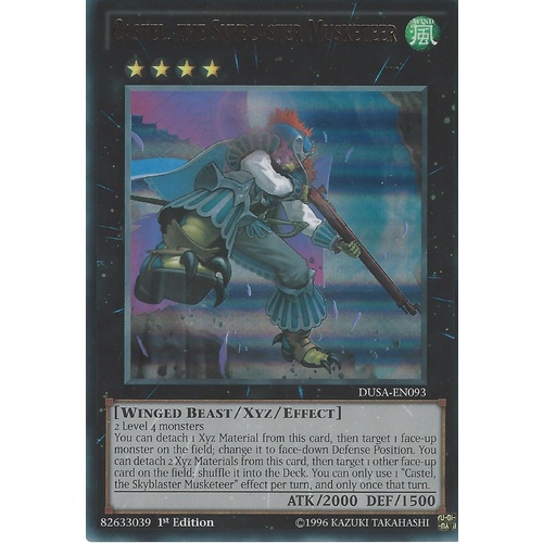 Castel the Skyblaster Musketeer DUSA-EN093 Ultra Rare 1st edition nm