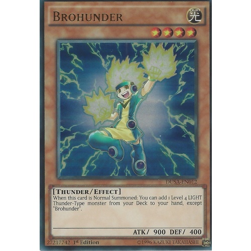 Brohunder DUSA-EN012 Ultra Rare 1st edition NM