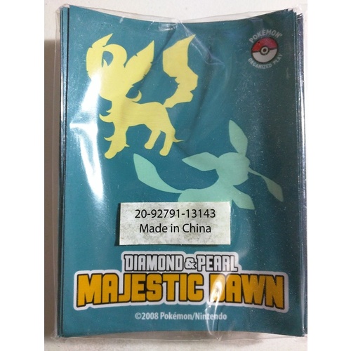Pokemon TCG Majestic Dawn Glaceon Leafeon Prerelease Organized Play 60ct Sleeves
