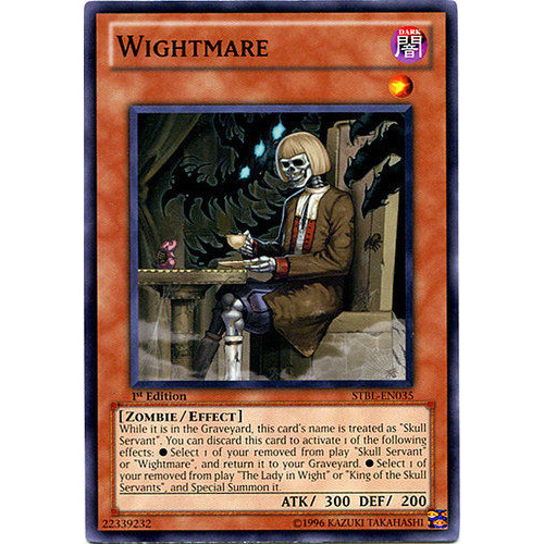 YuGiOh Wightmare - STBL-EN035 - Common 1st Edition NM