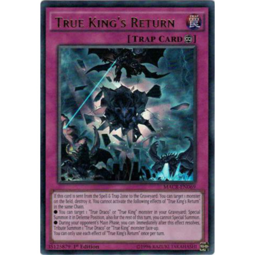 YUGIOH True King's Return Ultra Rare MACR-EN069 1st edition
