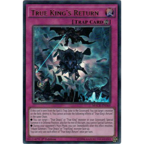 YUGIOH True King's Return Ultra Rare MACR-EN069 1st edition