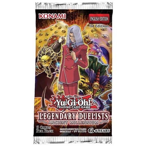 Yugioh Legendary Duelists Ancient Millennium Booster Pack Factory Sealed LED2