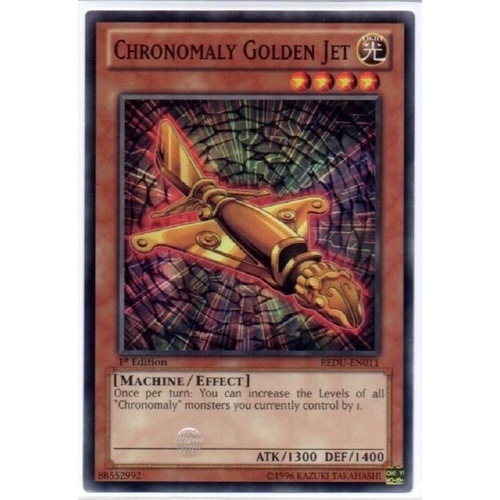 Yugioh Chronomaly Golden Jet - REDU-EN011 - Common 1st Edition