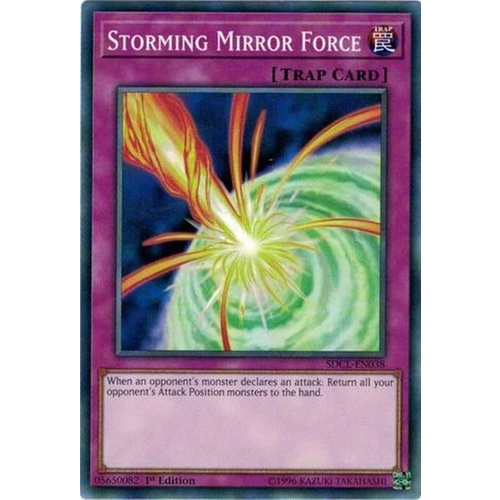 Yugioh SDCL-EN038  Storming Mirror Force Common 1st Edition Common