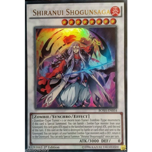 Yugioh Shiranui Shogunsaga BOSH-EN054 Ultra Rare 1st Edition