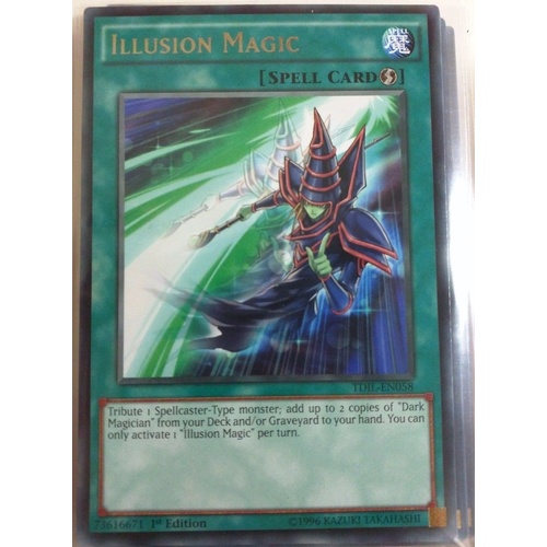 Yugioh TDIL-EN058 Illusion Magic - Rare  Mint
