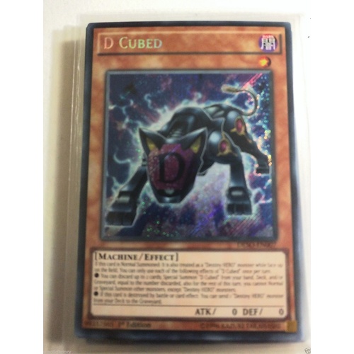 YU-GI-OH! D Cubed DESO-EN007 1st edition secret rare