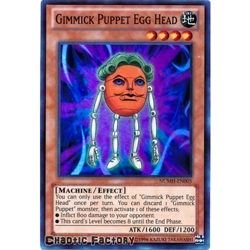 NUMH-EN005 Gimmick Puppet Egg Head Super Rare 1st edition NM