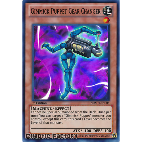 NUMH-EN006 Gimmick Puppet Gear Changer Super Rare 1st edition NM