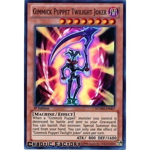 NUMH-EN007 Gimmick Puppet Twilight Joker Super Rare 1st edition NM