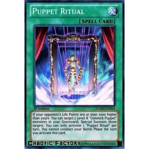 NUMH-EN054 Puppet Ritual Super Rare 1st Edition NM