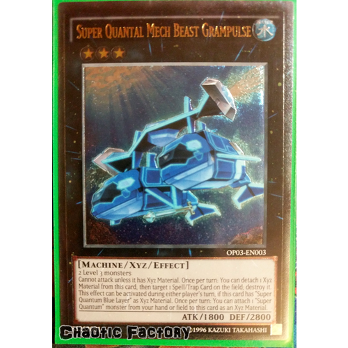 Ultimate Rare - Super Quantal Mech Beast Grampulse - OP03-EN003 NM