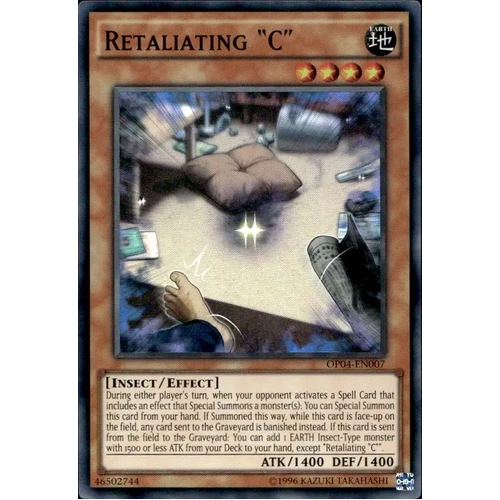 Retaliating "C" - OP04-EN007 - Super Rare NM