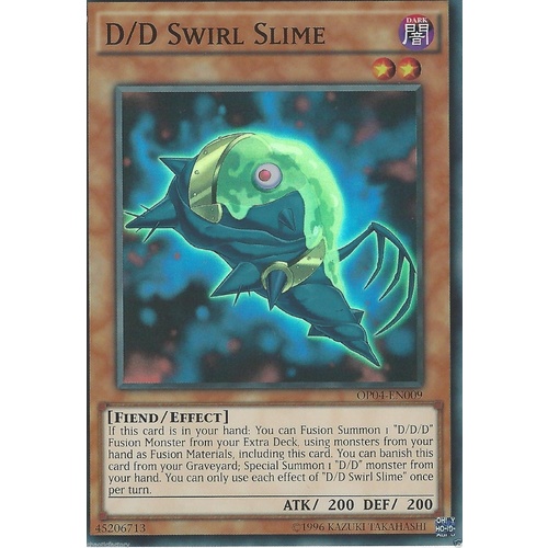D/D Swirl Slime - OP04-EN009 - Super Rare NM