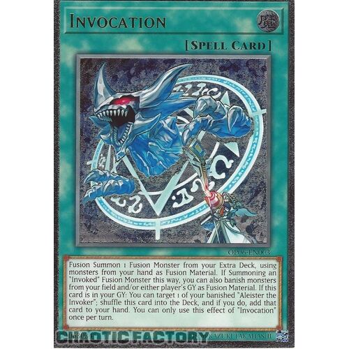 Ultimate Rare - Invocation - OP06-EN003 NM