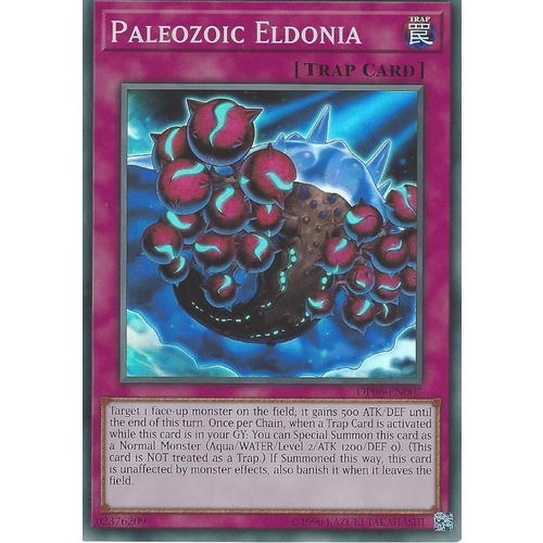 Paleozoic Eldonia - OP06-EN007 - Super Rare NM