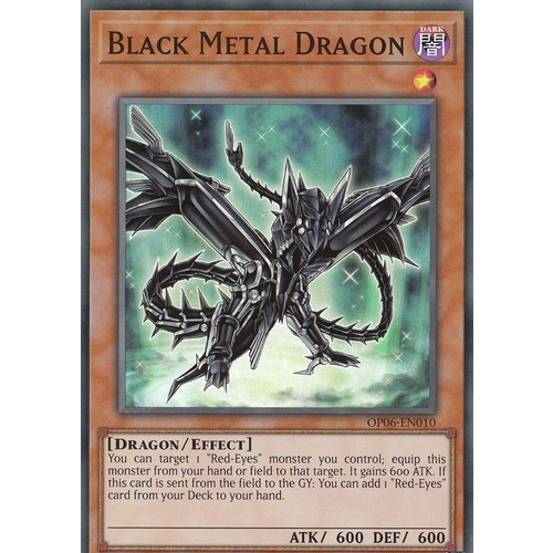 Black Metal Dragon - OP06-EN010 - Super Rare NM