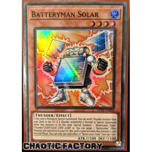 OP10-EN005 Batteryman Solar Super Rare NM