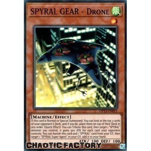 OP13-EN011 SPYRAL GEAR - Drone Super Rare NM