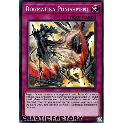Dogmatika Punishment - OP15-EN012 - Super Rare NM