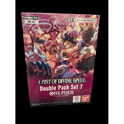 One Piece Card Game A Fist of Divine Speed DP07 box Display 8 Double Pack Set 7 Sealed