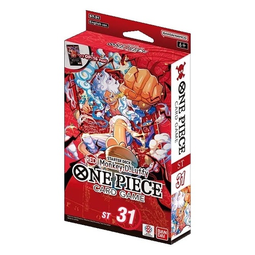One Piece Card Game (Red) Moneky.D. Luffy Starter Deck ST-31 SEALED