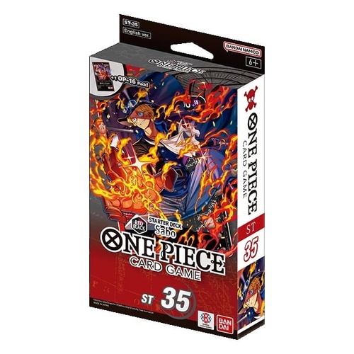 One Piece Card Game (Red/Black) Sabo Starter Deck ST-35 SEALED