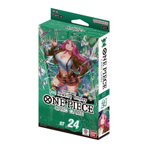 One Piece Card Game: Starter Deck Display – (Green) Jewelry Bonney [ST-24]