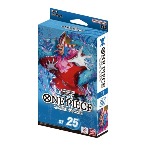 One Piece Card Game: Starter Deck Display – (Blue) Buggy [ST-25]