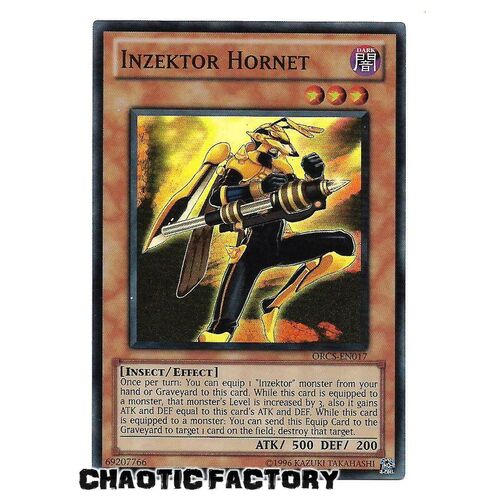 Inzektor Hornet - ORCS-EN017 - Super Rare UNLIMITED Edition NM