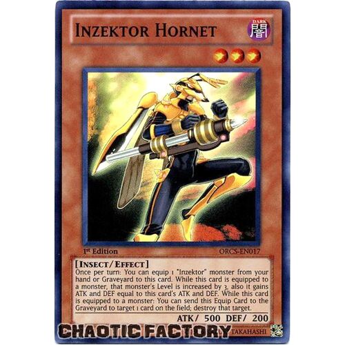 Inzektor Hornet - ORCS-EN017 - Super Rare 1st Edition NM