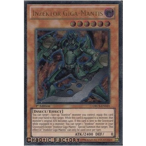 Ultimate Rare - Inzektor Giga-Mantis - ORCS-EN021 1st Edition LP