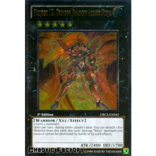 Ultimate Rare - Number 12: Crimson Shadow Armor Ninja - ORCS-EN042 1st Edition NM
