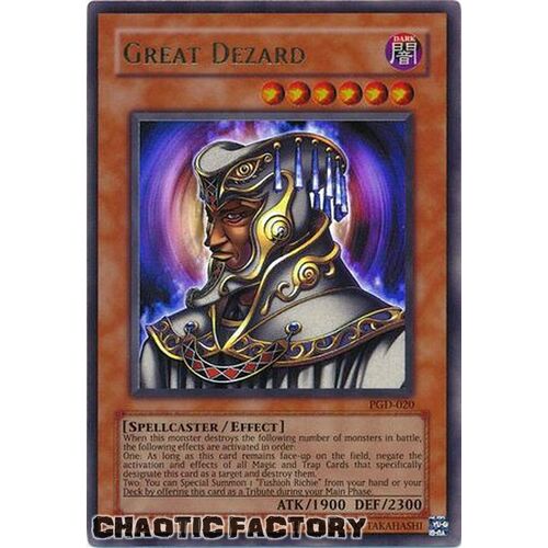 PGD-020 Great Dezard Ultra Rare Unlimited Edition NM