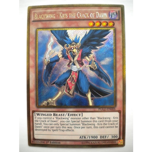 Blackwing - Kris the Crack of Dawn - PGL2-EN006 1st Edition NM