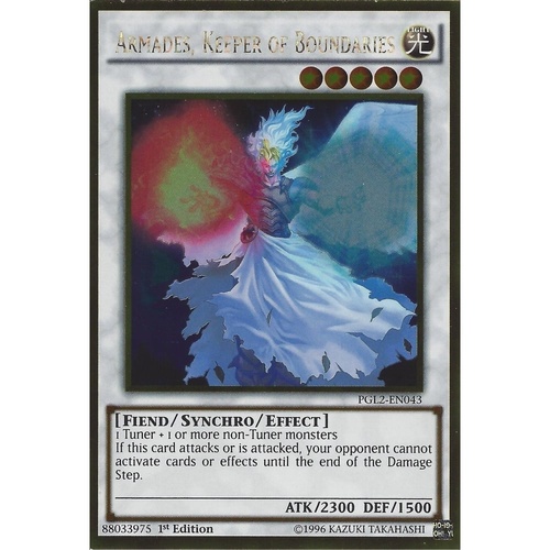 US PRINT Armades, Keeper of Boundaries PGL2-EN043 1ST EDITION Gold Rare NM