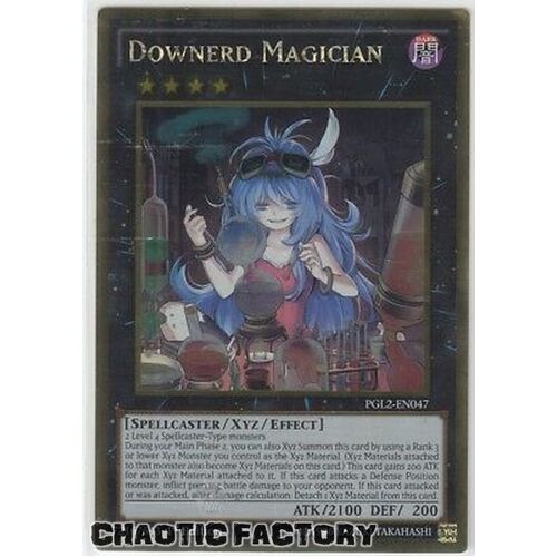 Downerd Magician - PGL2-EN047 - Gold Rare 1st Edition NM