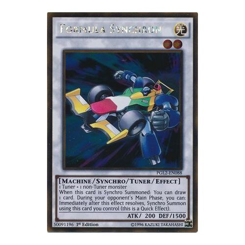 Formula Synchron - PGL2-EN088 - Gold Rare 1st Edition NM